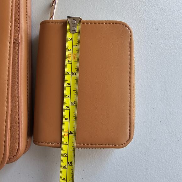 A New Day Crossbody Wallet with Matching Zip Wallet Set Faux Leather Purse Strap - Picture 8 of 10